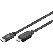 Goobay USB-C til Micro-USB OTG-kabel - 60cm - sort