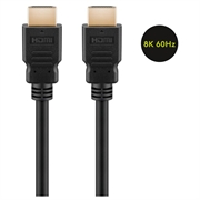 Goobay HDMI-kabel med Ethernet i ultrahøj hastighed - 8K, 5m - Sort