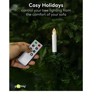 Goobay trådløse LED-juletræslys - 20 stk. - Varm hvid