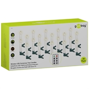 Goobay trådløse LED-juletræslys - 20 stk. - Varm hvid