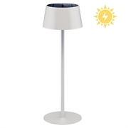 Goobay trådløs LED-bordlampe til solenergi - hvid
