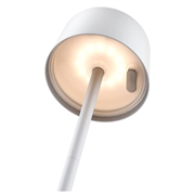 Goobay trådløs LED-bordlampe - størrelse S - hvid