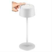 Goobay trådløs LED-bordlampe - størrelse S - hvid