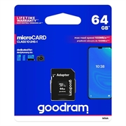 GoodRam MicroSDHC-hukommelseskort M1AA-0640R12 - Klasse 10