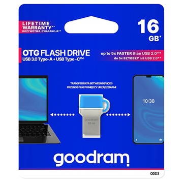 Goodram USB 3.0 Type-C OTG USB Stik - ODD3-0160B0R11