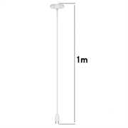 Google Fitbit Air USB-C magnetisk opladerkabel - 1m - hvid