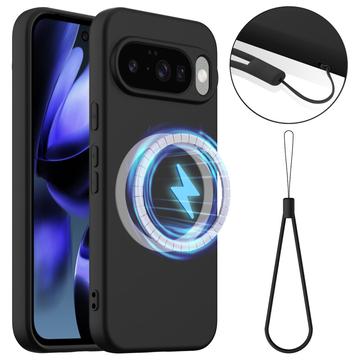 Google Pixel 10 Liquid Silikone Cover - MagSafe Kompatibel - Sort