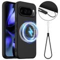 Google Pixel 10 Pro Liquid Silikone Cover - MagSafe Kompatibel - Sort