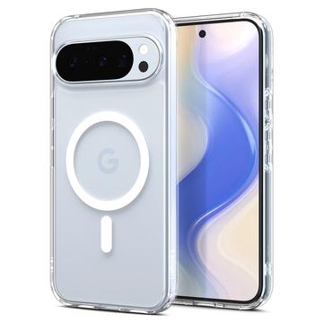 Google Pixel 10/10 Pro Spigen Ultra Hybrid Mag Cover - Hvid / Klar