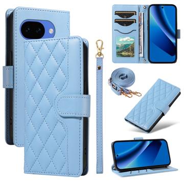 Google Pixel 10a Luksus Vatteret Pung - blå