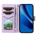 Google Pixel 10a Luksus Vatteret Pung - lilla