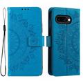 Google Pixel 10a Mandala Series Etui med Pung - Blå