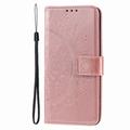 Google Pixel 10a Mandala Series Etui med Pung - Pink