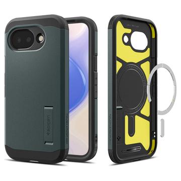 Google Pixel 10a Spigen Tough Armor Mag Cover - Afgrundsgrøn