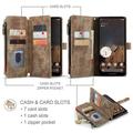 Google Pixel 11/11 Pro Caseme C30 Multifunktionel Pung - Brun