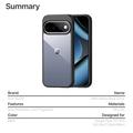 Google Pixel 11/11 Pro Dux Ducis Aimo Hybrid Cover - Sort