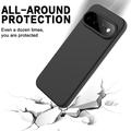 Google Pixel 11 Flydende silikone cover med håndrem - sort