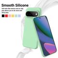 Google Pixel 11 Flydende silikone cover med håndrem - grøn