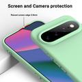Google Pixel 11 Flydende silikone cover med håndrem - grøn