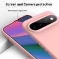 Google Pixel 11 Flydende silikone cover med håndrem - Pink