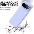 Google Pixel 11 Flydende silikone cover med håndrem - Lilla