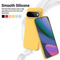 Google Pixel 11 Flydende silikone cover med håndrem - gul