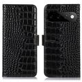Google Pixel 11 Pro Crocodile Series Læderpung med RFID