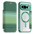 Google Pixel 11 Pro Stilfuldt magnetisk flip-etui med RFID-kortpladser