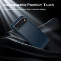 Google Pixel 11 Pro XL Børstet TPU Cover - Karbonfiber - blå