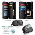 Google Pixel 11 Pro XL CaseMe C36 RFID Taske / Etui m. Pung - Sort