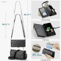 Google Pixel 11 Pro XL CaseMe C36 RFID Taske / Etui m. Pung - Sort