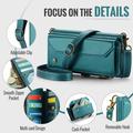 Google Pixel 11 Pro XL CaseMe C36 RFID Taske / Etui m. Pung - Grøn