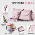 Google Pixel 11 Pro XL CaseMe C36 RFID Taske / Etui m. Pung - Pink