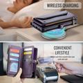 Google Pixel 11 Pro XL CaseMe C36 RFID Taske / Etui m. Pung - Lilla