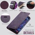 Google Pixel 11 Pro XL Caseme 033 Pung Etui med Kalvemønster og RFID-blokering - Lilla