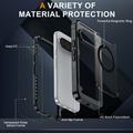 Google Pixel 11 Pro XL Magnetisk Cover med Skærmbeskyttelse Hærdet Glas - MagSafe-kompatibel - Sort
