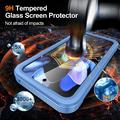 Google Pixel 11 Pro XL Magnetisk Cover med Skærmbeskyttelse Hærdet Glas - MagSafe-kompatibel - Blå