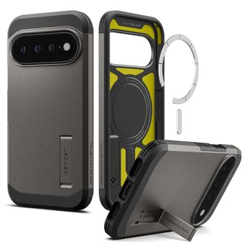Google Pixel 11 Pro XL Spigen Tough Armor Mag Cover - Pistolmetal