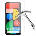 Google Pixel 5 Hærdet glas skærmbeskyttelse - 9H - Gennemsigtig