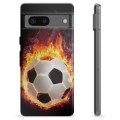 Google Pixel 7 TPU Cover - Fodbold Flamme