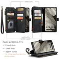 Google Pixel 8 Caseme C30 Multifunktionel Pung - Sort