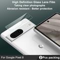 Google Pixel 8 Imak HD Kamera Linse Hærdet Glas - 2 Stk.
