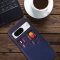 Google Pixel 8a KSQ Cover med Kortholder - Blå