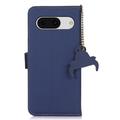 Google Pixel 8a Læderpung med RFID - Blå