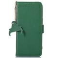 Google Pixel 8a Læderpung med RFID - Grøn