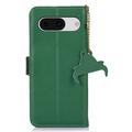 Google Pixel 8a Læderpung med RFID - Grøn