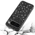 Google Pixel 9/9 Pro Glitter Series Hybrid Cover - Guld