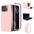 Google Pixel 9 Pro Fold Gummibelagt Plastik Cover - Pink