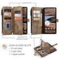 Google Pixel 9 Pro XL Caseme C30 Multifunktionel Pung - Brun