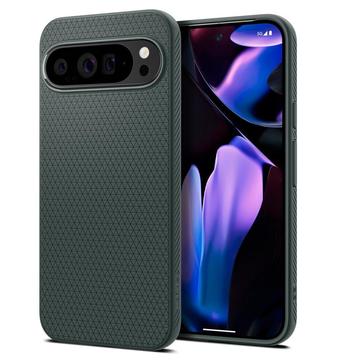 Google Pixel 9 Pro XL Spigen Liquid Air TPU Cover - Mørkegrøn